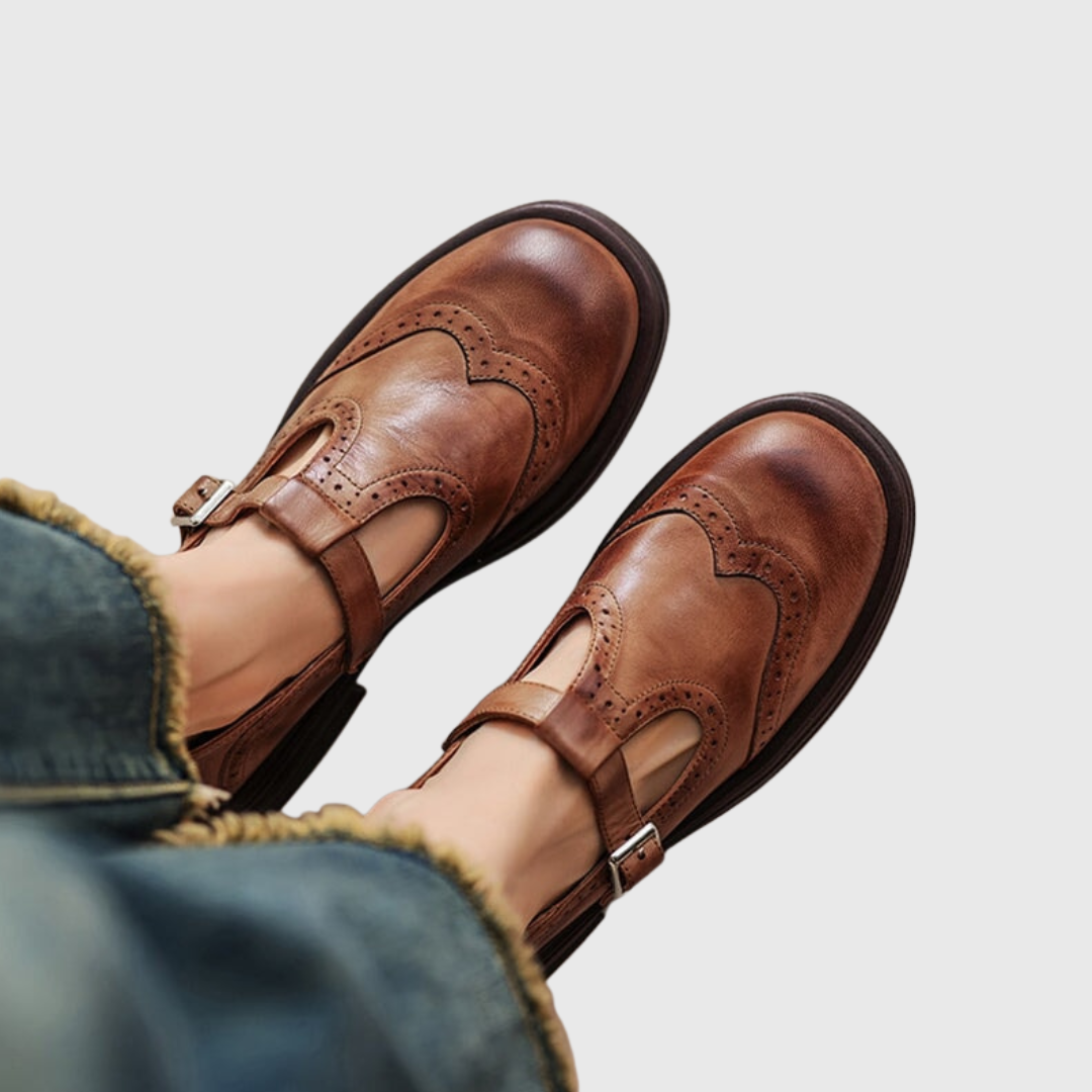Wiktoria | Skorzane Mary Janes