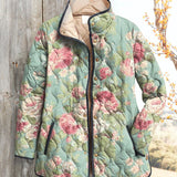 Winifred | Pikowana Kurtka Vintage Stokrotki