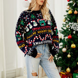 Sweter bożonarodzeniowy w luźnym kroju