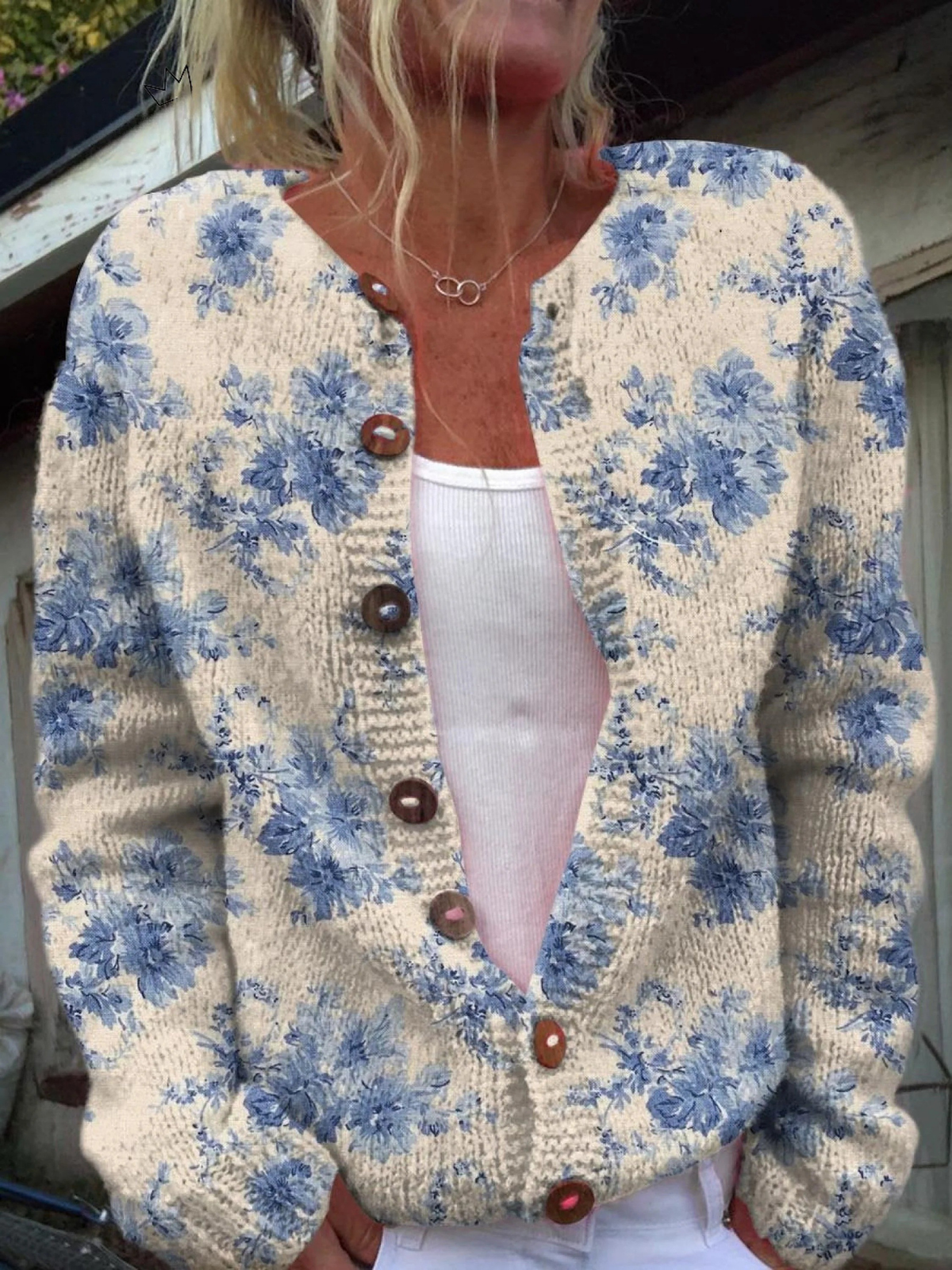 Daysie | Sweter Rozpinany Vintage