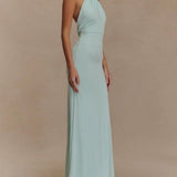 Sukienka Maxi Slinky Halter - Laguna