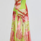 Sukienka Riviera Long - Limonata Green