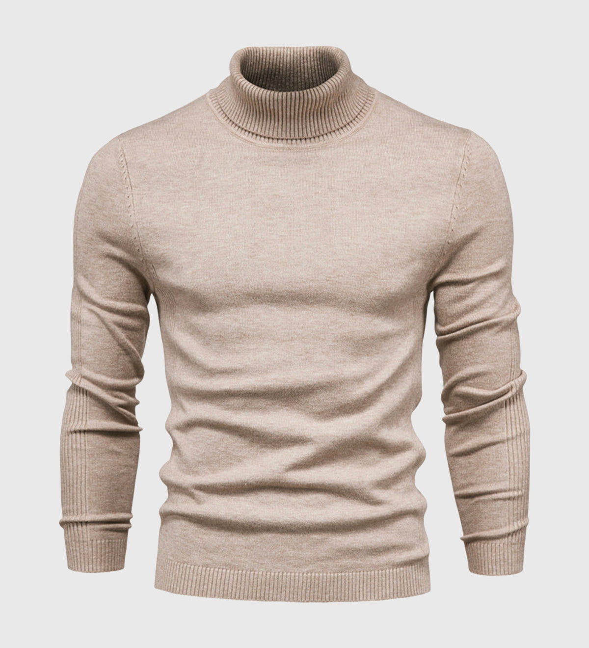 Wyrafinowany Stylowy Męski Sweter z Golfem
