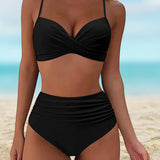 Maria – Eleganckie Bikini z Wysokim Stanem