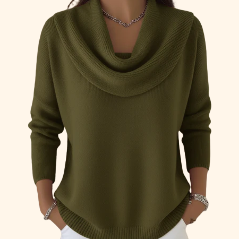 Klaudia | Sweter z Kolnierzem