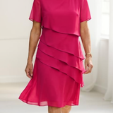 Juliette – Sukienka elegancka, zwiewna z falbanami
