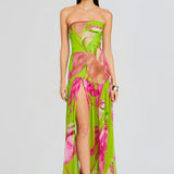 Sukienka Riviera Long - Limonata Green