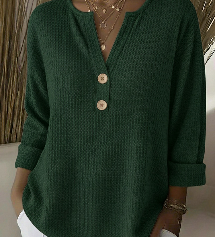 Lucinda | Top Henley na Guziki