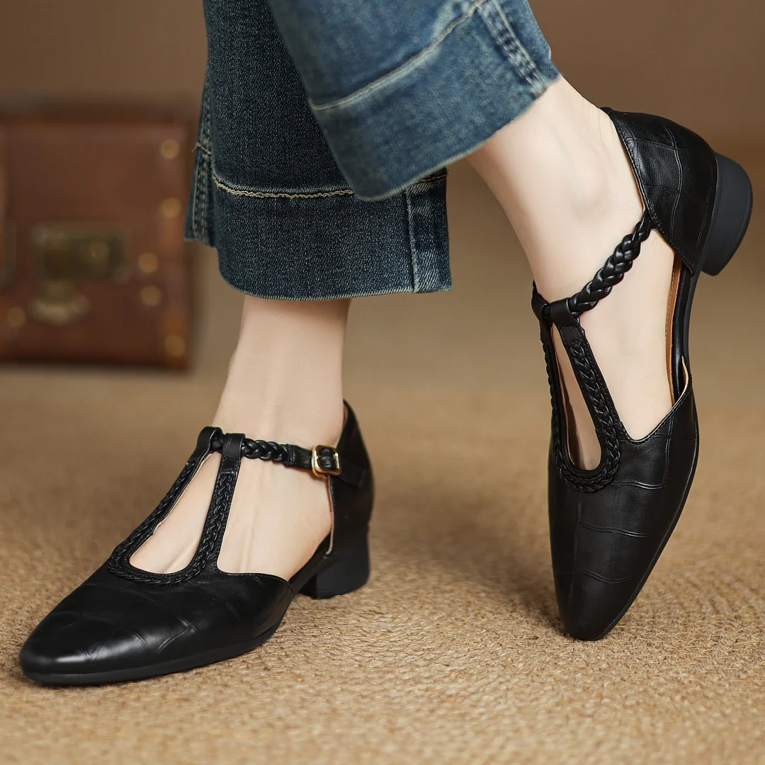 Natalia | Skorzane Mary Janes