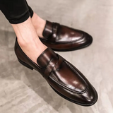 Eleganckie Skórzane Mokasyny