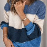 Sweter oversize z okrągłym dekoltem