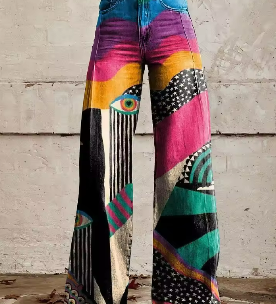 HÉLÈNE | Spodnie Boho Flare