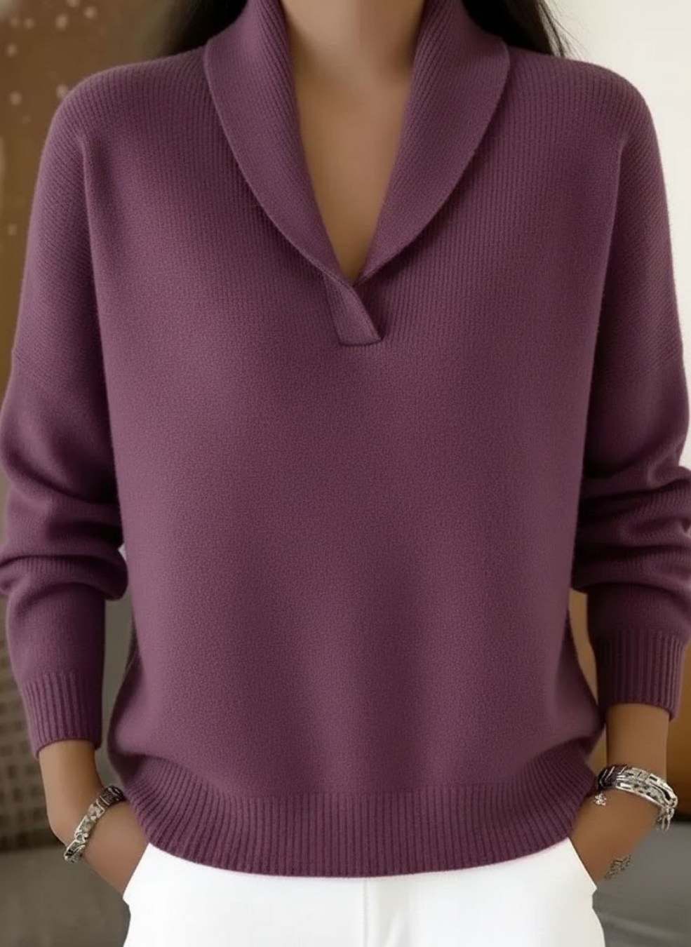Weronika | Sweter w Serek