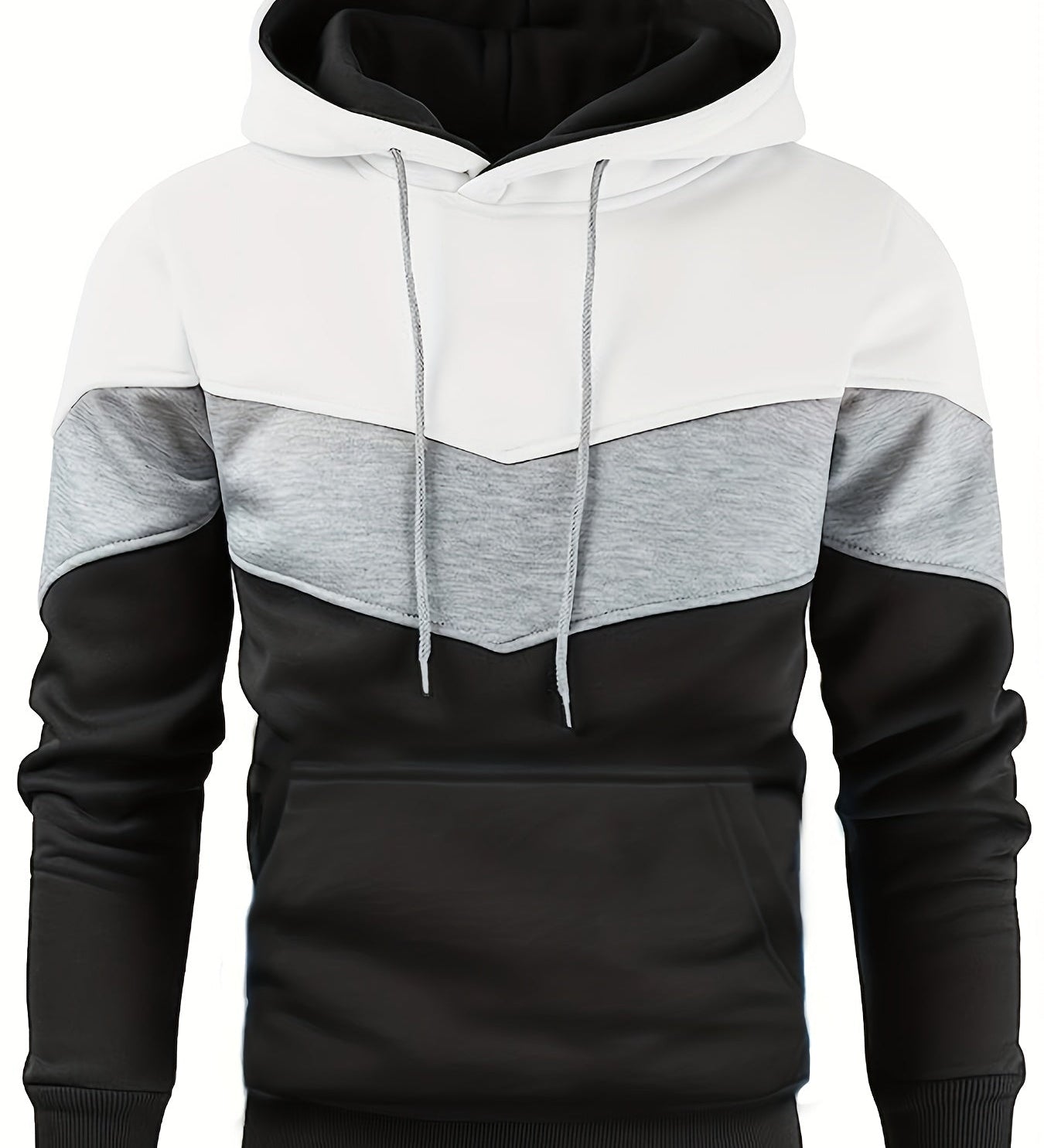 Męska Bluza Kolorowa Streetwear z Kieszenią Kangurzą