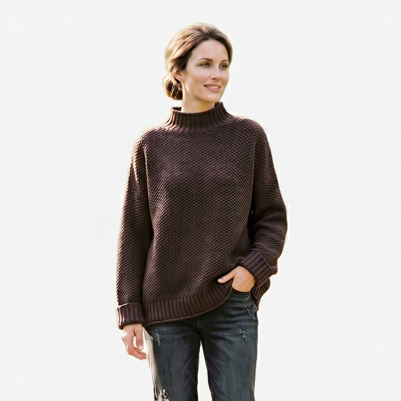 Otylia | Sweter o Luznym Kroju