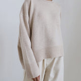 Laura | Oversizowy Sweter z Okraglym Dekoltem