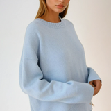 Laura | Oversizowy Sweter z Okraglym Dekoltem