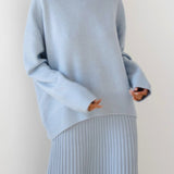 Laura | Oversizowy Sweter z Okraglym Dekoltem
