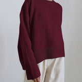 Laura | Oversizowy Sweter z Okraglym Dekoltem
