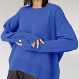Laura | Oversizowy Sweter z Okraglym Dekoltem