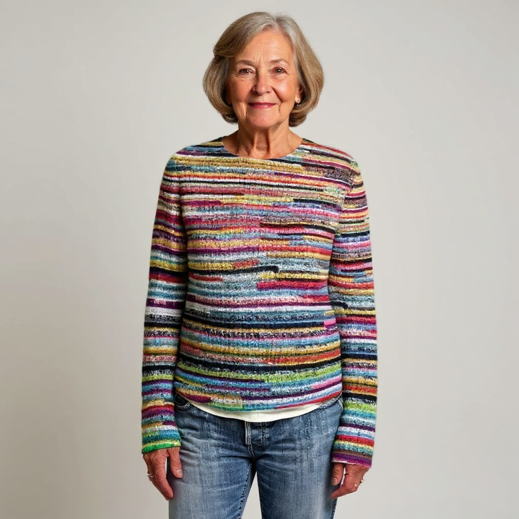 Elzbieta Vintage Sweter Islandzki