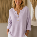 Lucinda | Top Henley na Guziki