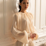 Sukienka Cassiopeia Krótka - Champagne Ivory
