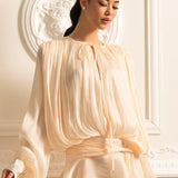 Sukienka Cassiopeia Krótka - Champagne Ivory