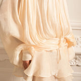 Sukienka Cassiopeia Krótka - Champagne Ivory