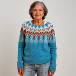Krystyna Vintage Sweter Islandzki