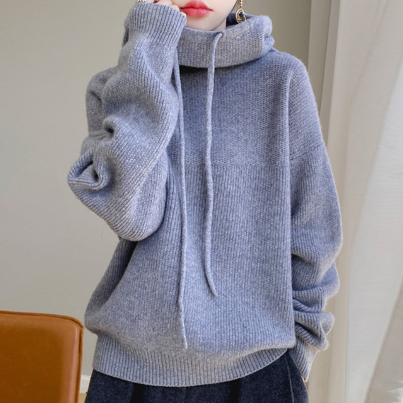 Sara | Oversizowy Sweter z Kapturem