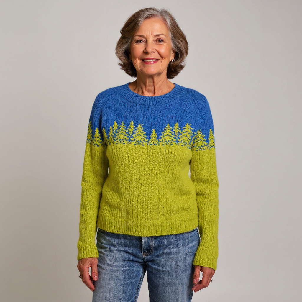 Anna Vintage Sweter Islandzki