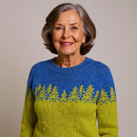 Anna Vintage Sweter Islandzki