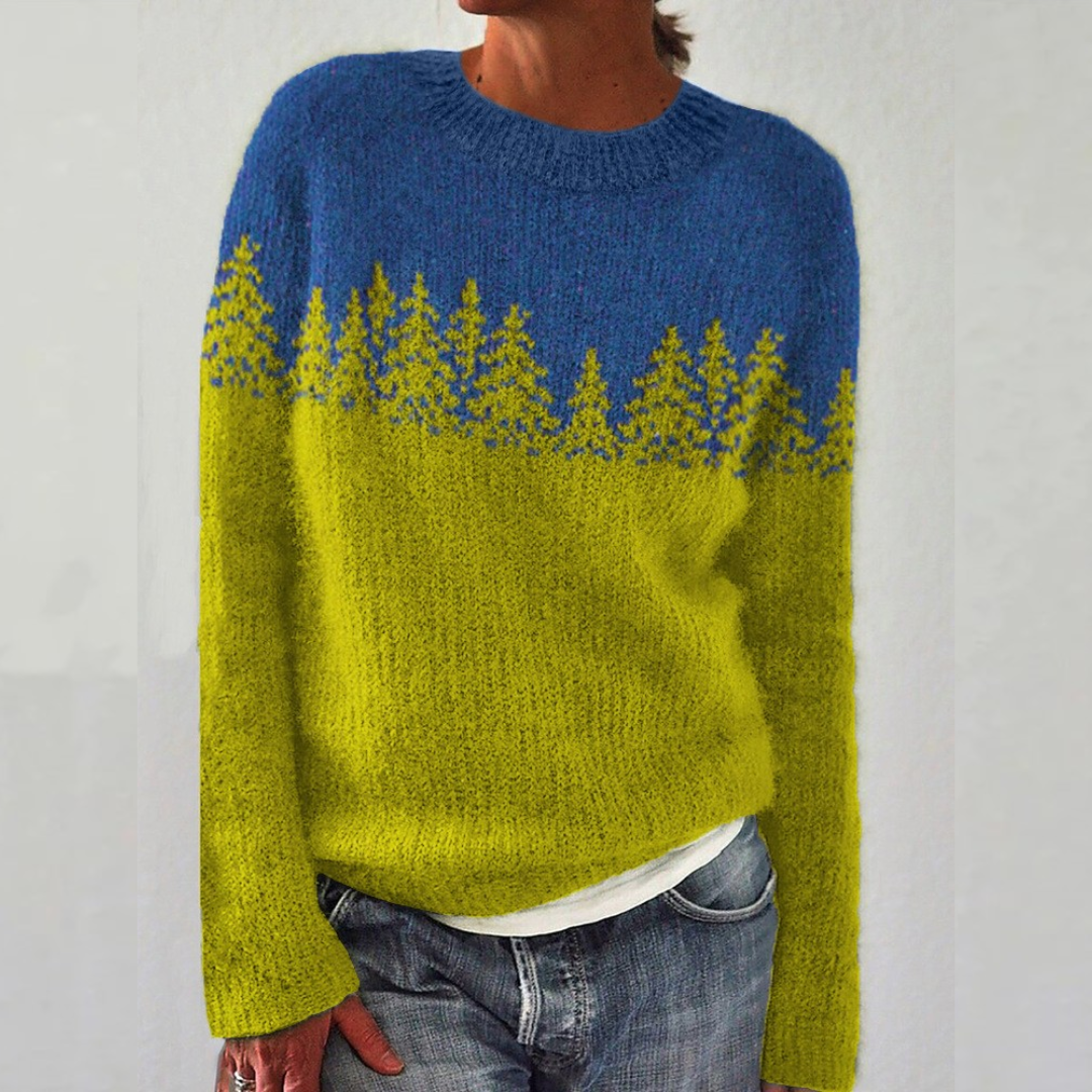 Anna Vintage Sweter Islandzki