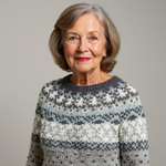 Ewa Vintage Sweter Islandzki