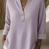 Lucinda | Top Henley na Guziki