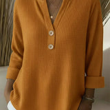 Lucinda | Top Henley na Guziki