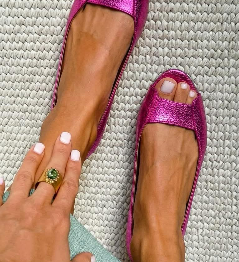 Adelina - Sandaly Zlote Szykowne