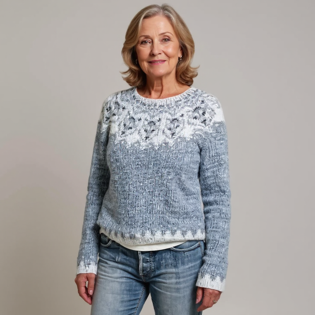 Malgorzata Vintage Sweter Islandzki