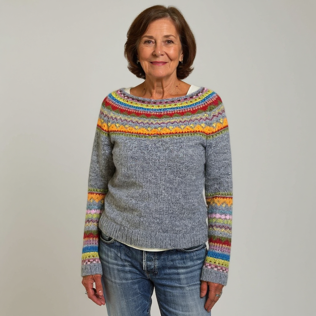 Maria Vintage Sweter Islandzki