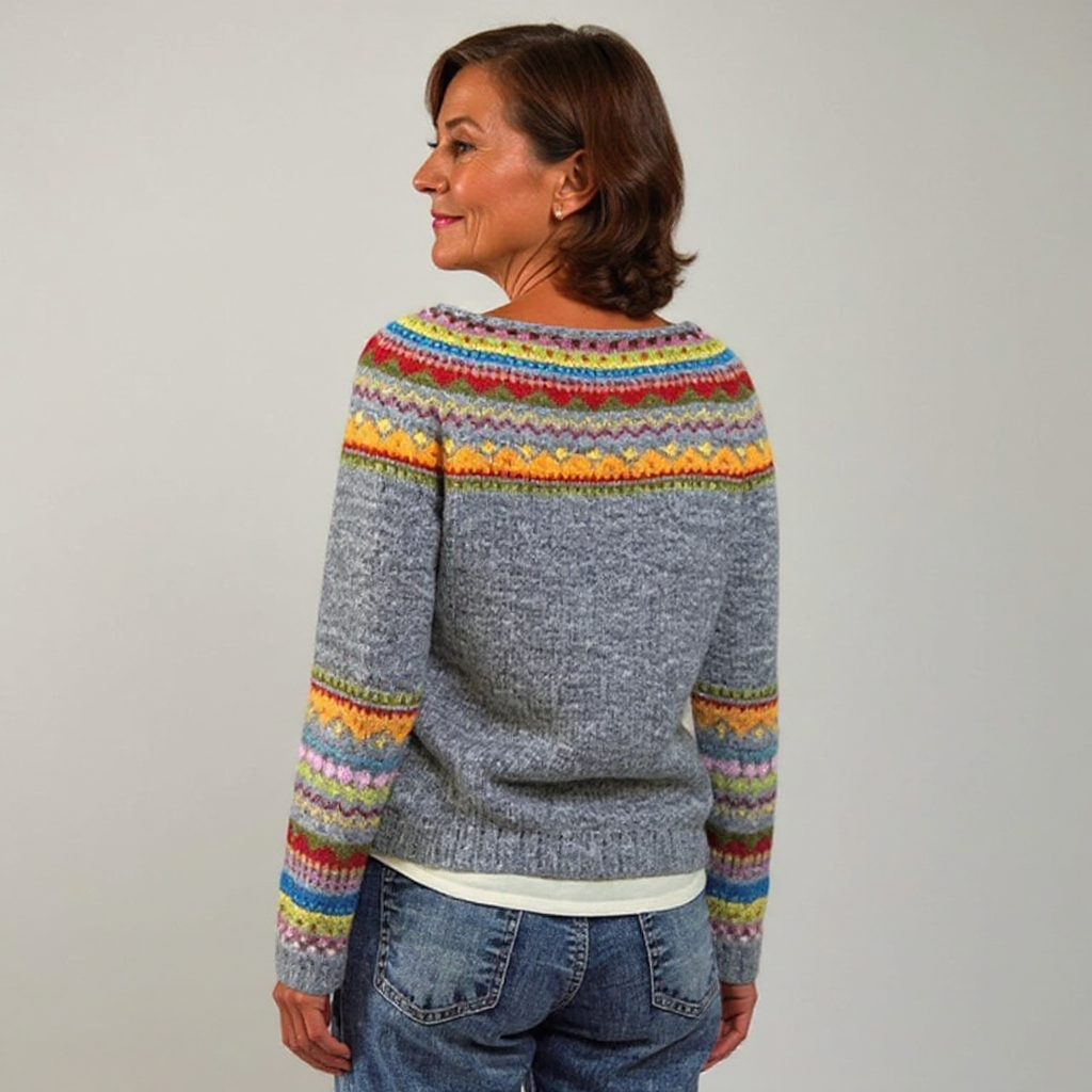 Maria Vintage Sweter Islandzki