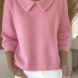 Krystyna | Klasyczny, Luzny Sweter Pullover