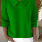 Krystyna | Klasyczny, Luzny Sweter Pullover