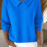Krystyna | Klasyczny, Luzny Sweter Pullover