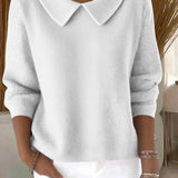 Krystyna | Klasyczny, Luzny Sweter Pullover