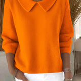 Krystyna | Klasyczny, Luzny Sweter Pullover