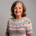 Danuta Vintage Sweter Islandzki