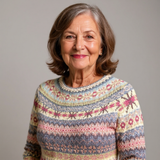 Danuta Vintage Sweter Islandzki