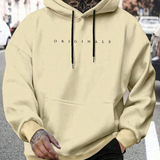 Męska Komfortowa Oversized Bluza z Kapturem