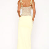 Sukienka Maxi Lily - Cytryna